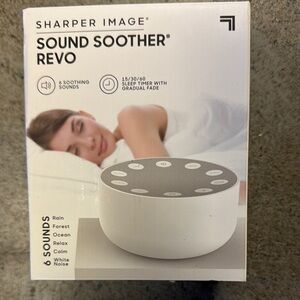 Sharper Image Sound Soother Revo - White and Gray